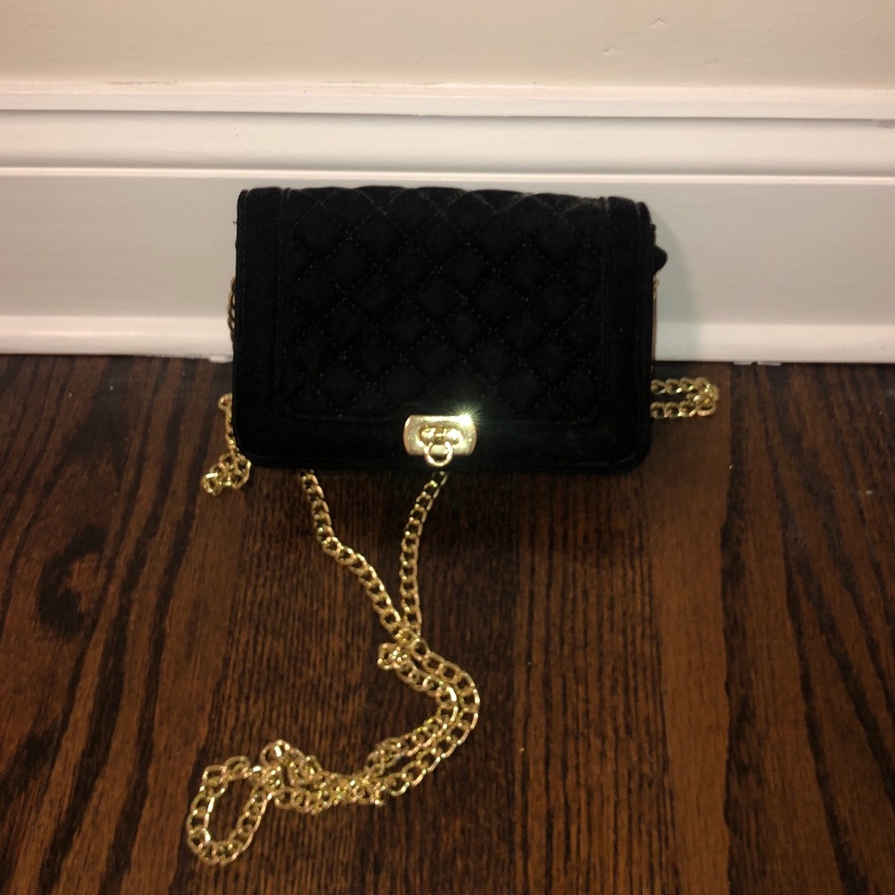 Black small crossbody bag